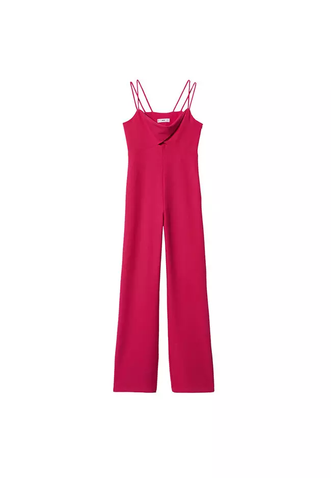 Buy Mango CutOut Detail Jumpsuit 2023 Online ZALORA Philippines