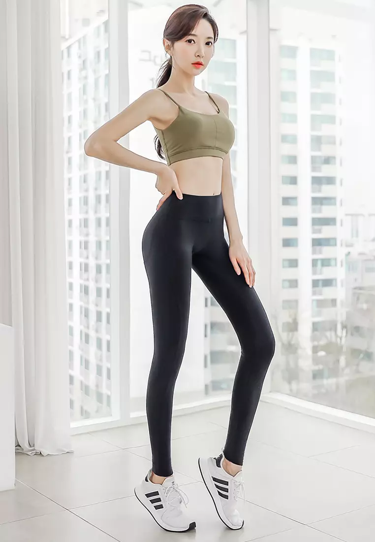 (3PCS) Quick Dry Running Fitness Yoga Dance Set (Tops+Bra+Bottoms)