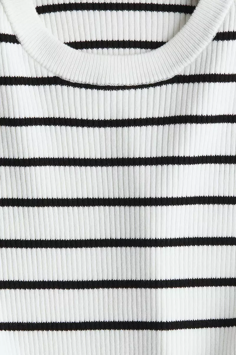 Rib-knit top