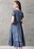 Twenty Eight Shoes blue VANSA Vintage Embroidered Short Sleeve Denim Dress VCW-Bd82157 1191DAAABB5309GS_2