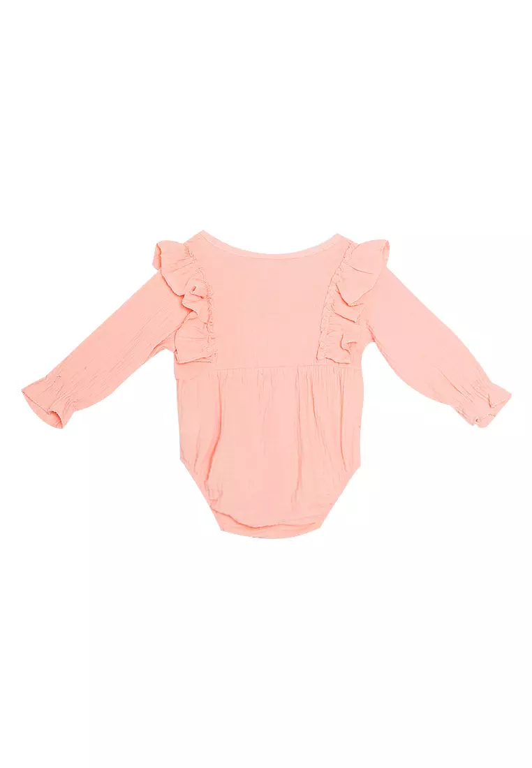 Solinas Ruffled Long Sleeves Playsuit