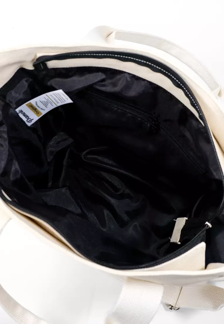 Pamole Tas Selempang Penutup Resleting Lapis Furing - Kelana Series - BW Komb Abu