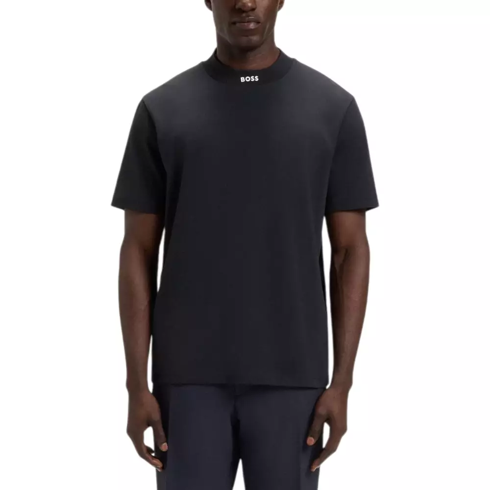 Jual Hugo Boss Tee Collar Zone Relaxed Fit T-Shirt in Stretch Cotton ...