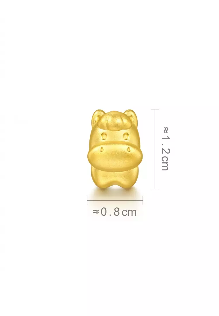 999 Gold Horse Charm for Women & Men 95932C  [Bracelet not included]