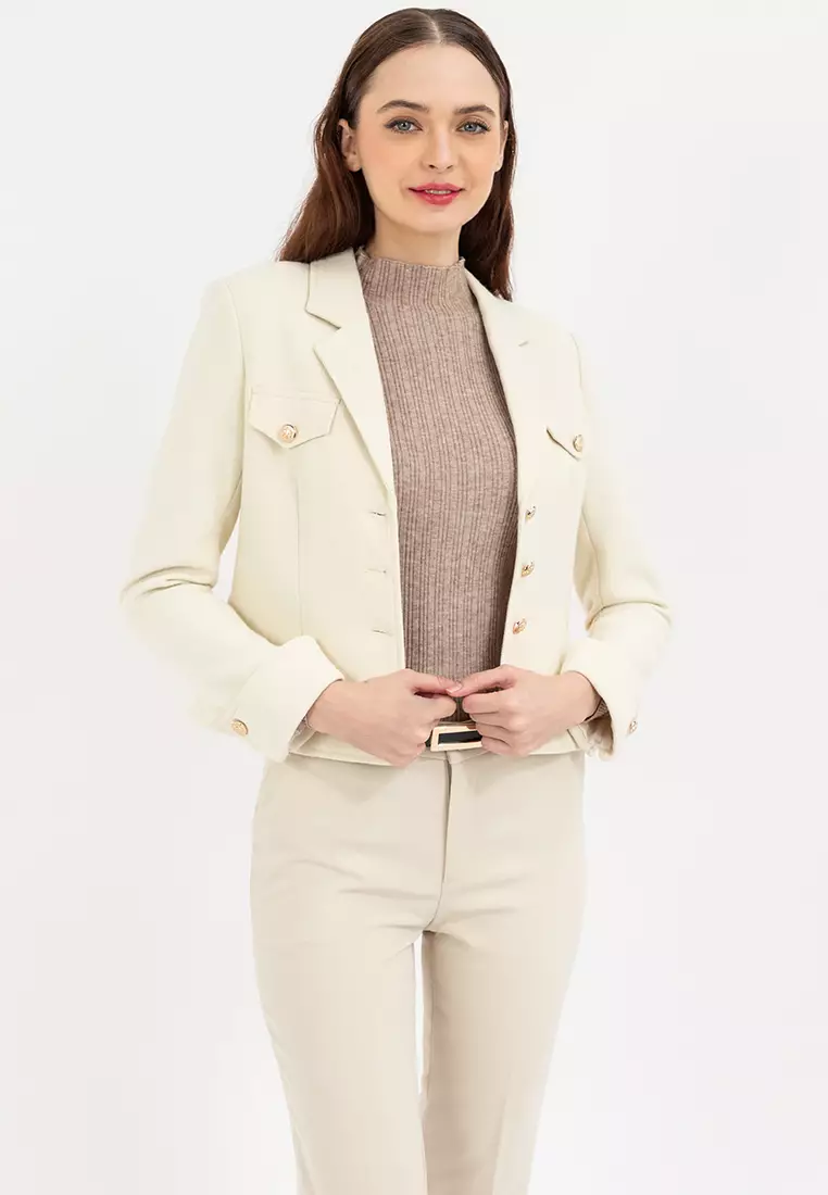 Timeless Woolen Blazer Jacket