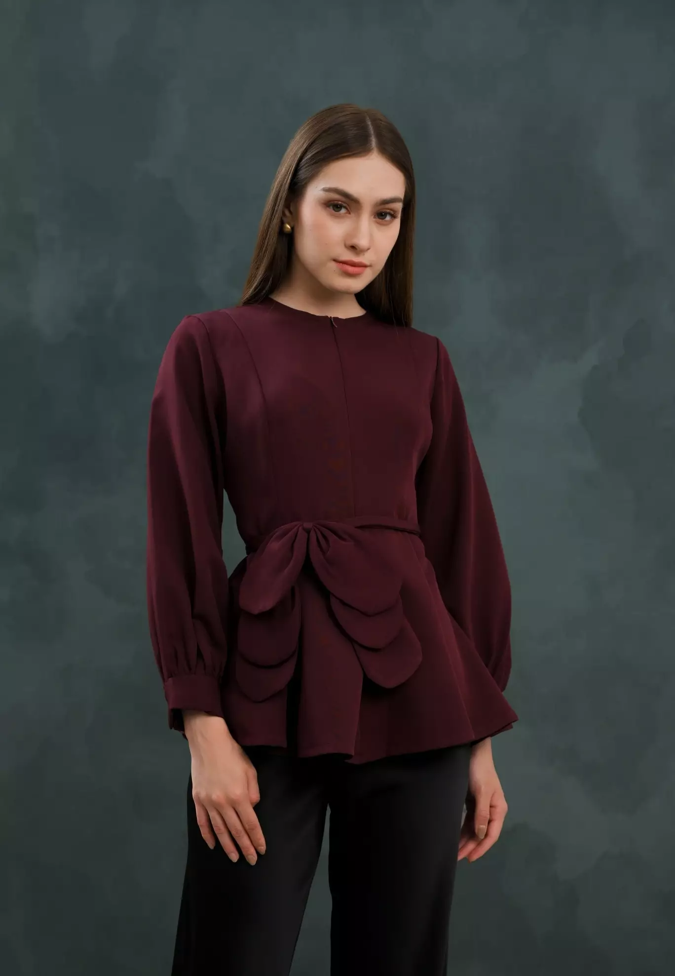 Liv Blouse - Mahogany