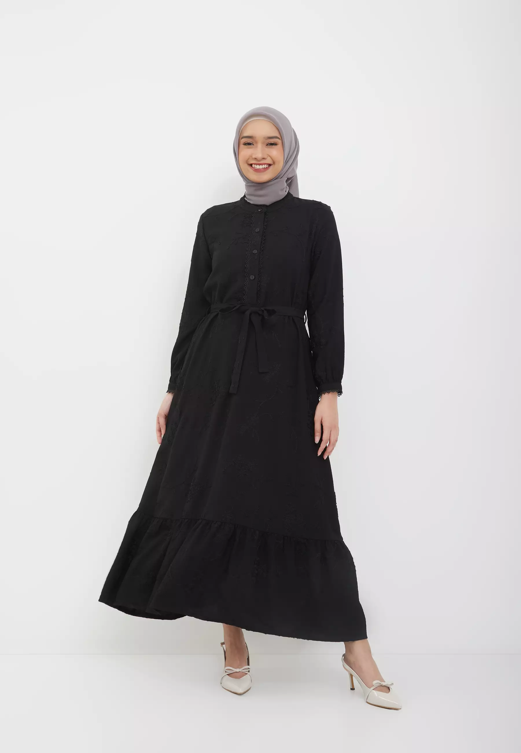 Geela X Aurelie Hermansyah - Bahira Black Dress (G.42147)