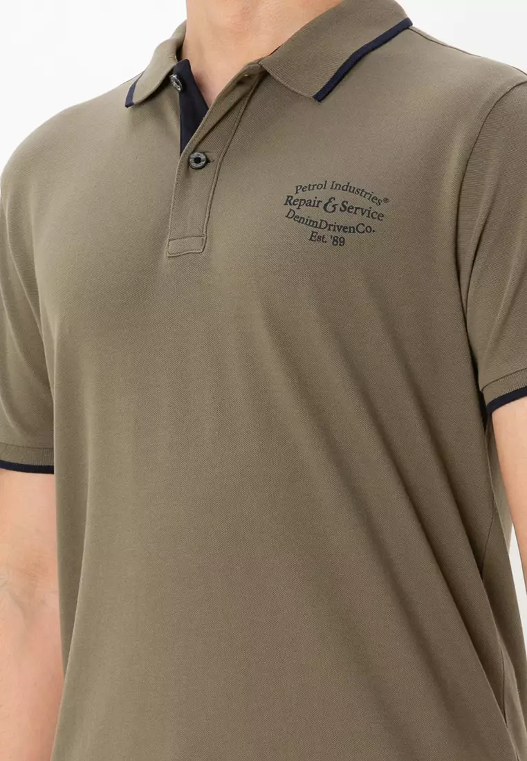 Logo Print Polo Shirt