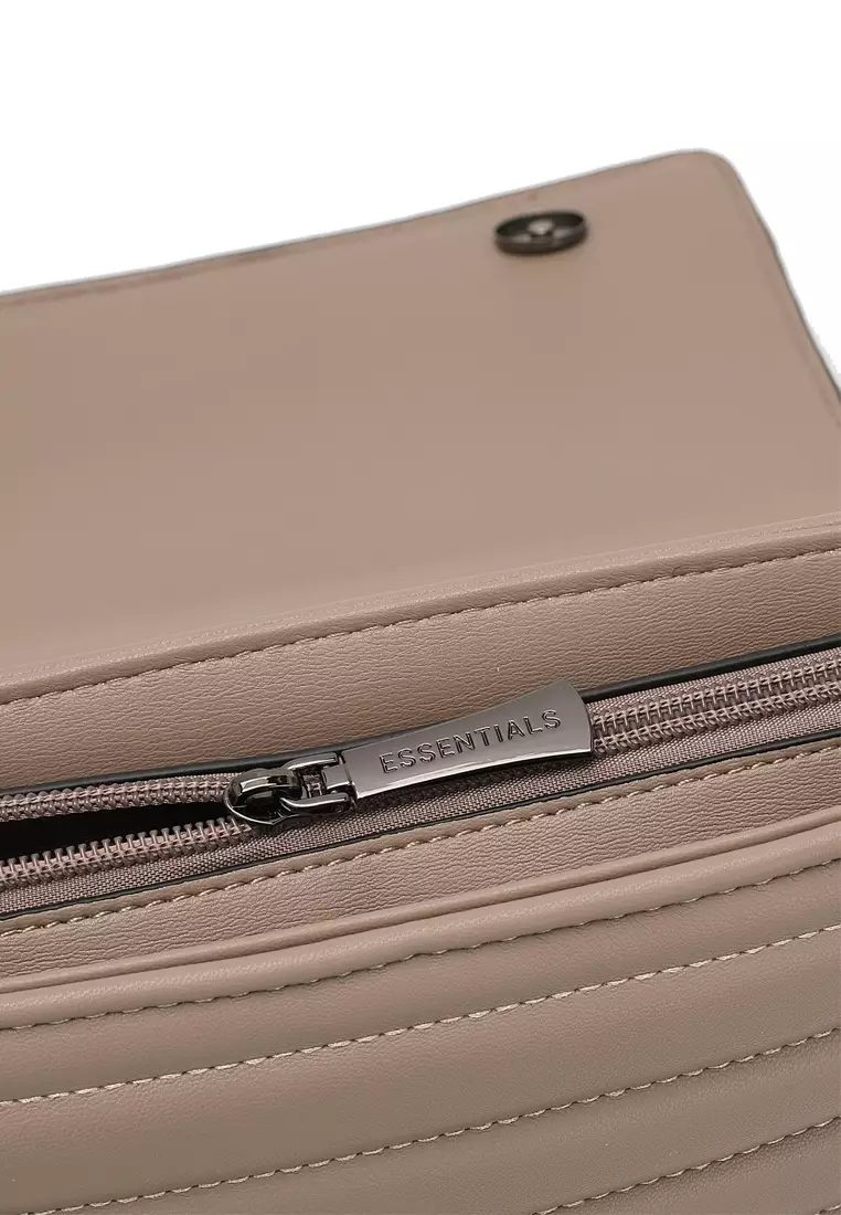 Women's Shoulder Sling Bag / Crossbody Bag - Brown