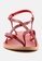 Rag & CO. red Strappy Flat Leather Sandals 022BASHB2EAB25GS_4