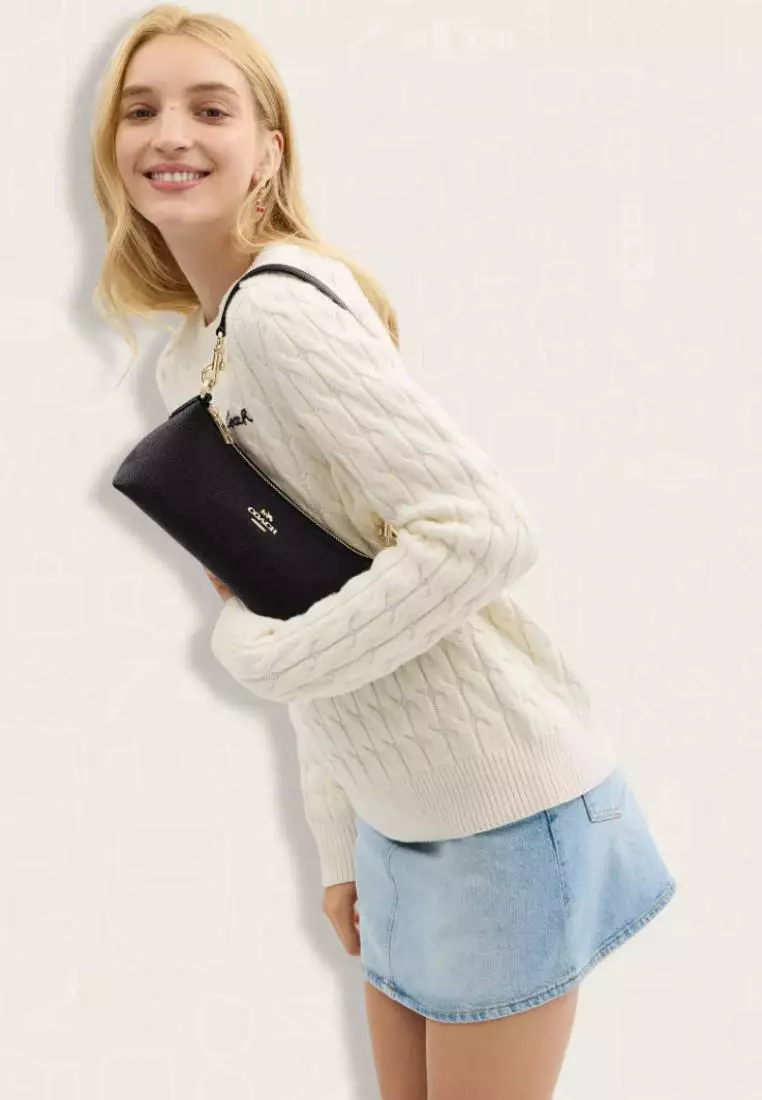 Coach Charlotte Shoulder Bag Black