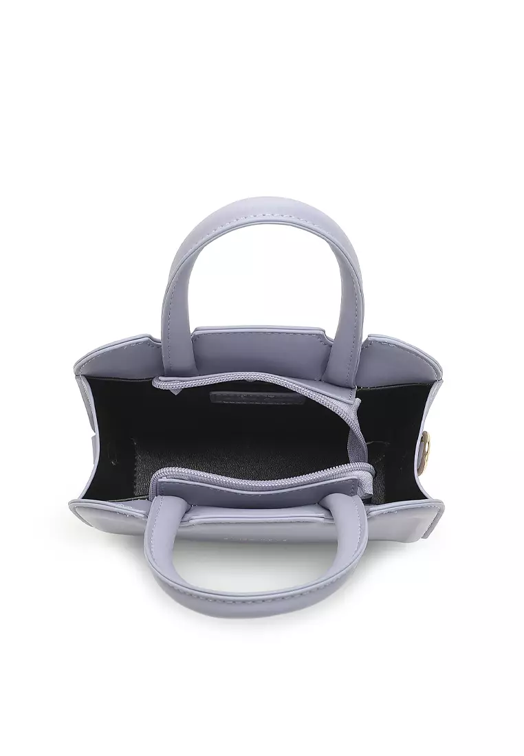 Women's Top Handle Bag / Sling Bag / Crossbody Bag - Purple