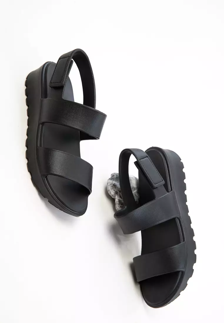 Black Women's Sandals 20750