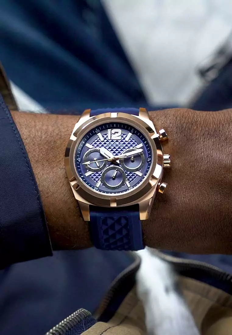 GUESS Gents Watch RESISTANCE  Blue - GW0729G3