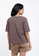 FOREST brown Forest Ladies Premium Cotton Loose Fit Cut Oversized Tshirt Women Crew Neck Print Tee - 822180-12LtBrown C204BAA5537273GS_3