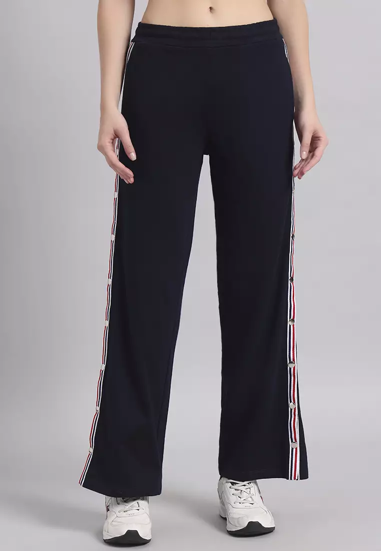 Women's Elevate Luxe Wide-Leg Performance Navy Pant