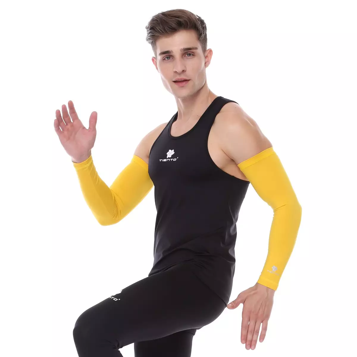 Manset Tangan / Hand Sleeve/ Arm Sleeve Yellow Men