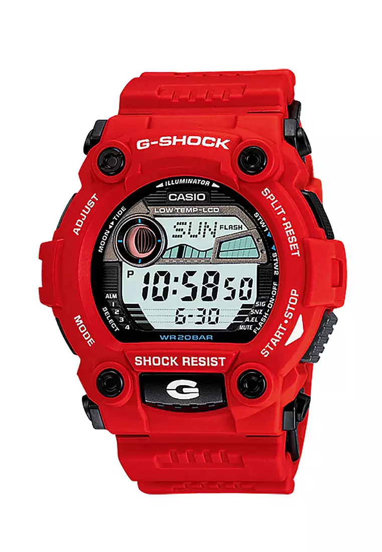 Casio G Shock Men s Digital G 7900A 4 Red Resin Band Sport Watch