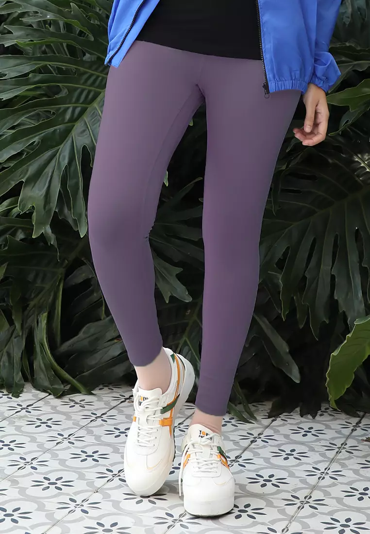 Zelena - Hasa Leggings Highwaist | Legging Olahraga Wanita | Sport Basic Layer - XL