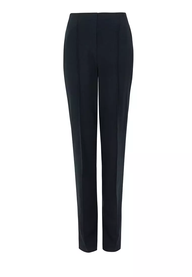 Jual Marks & Spencer Jersey Straight Leg Trousers Original 2024 ...