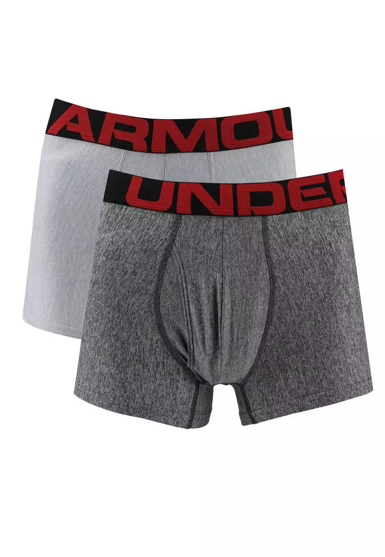 Nuttig legering Hoopvol Buy Under Armour UA Tech 3-Inch 2-Pack Boxers 2023 Online | ZALORA Singapore