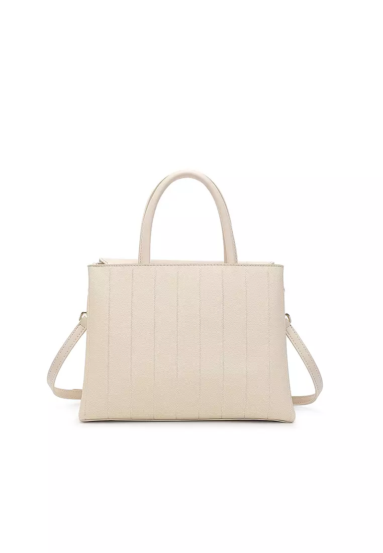 Women's Top Handle Bag / Sling Bag / Crossbody Bag / Shoulder Bag - Beige