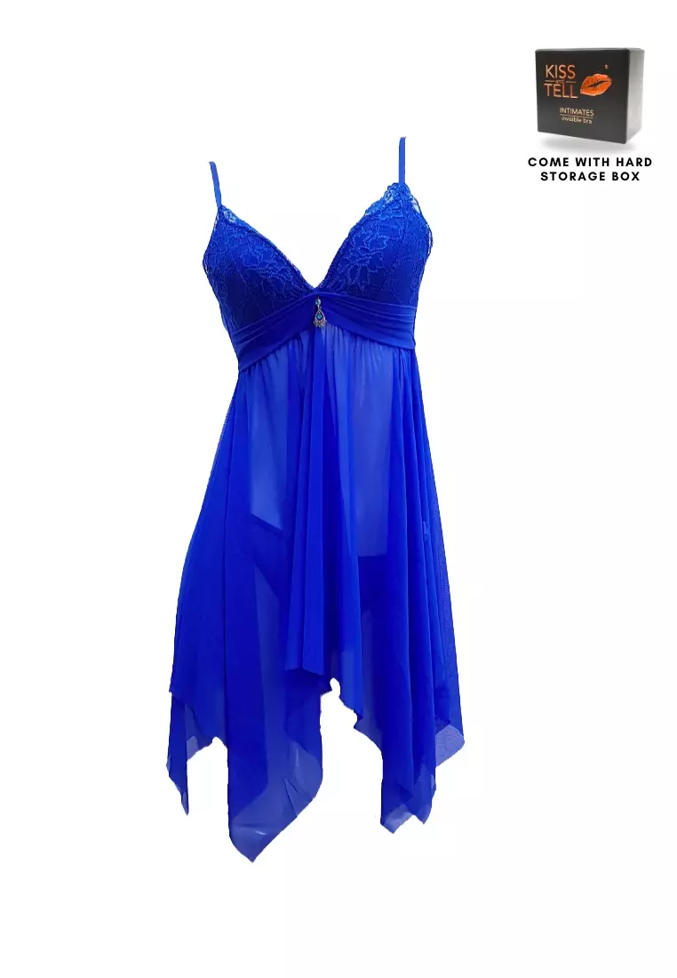Buy SMROCCO Adele Lingerie Bodies Corset Underwear PM8092-BLU Online