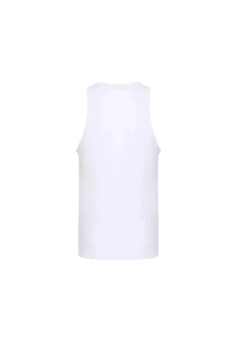 Men's Vest In White AUU010121A10011