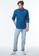 Sisley blue Slim Fit Shirt AA94BAA765C9A3GS_4