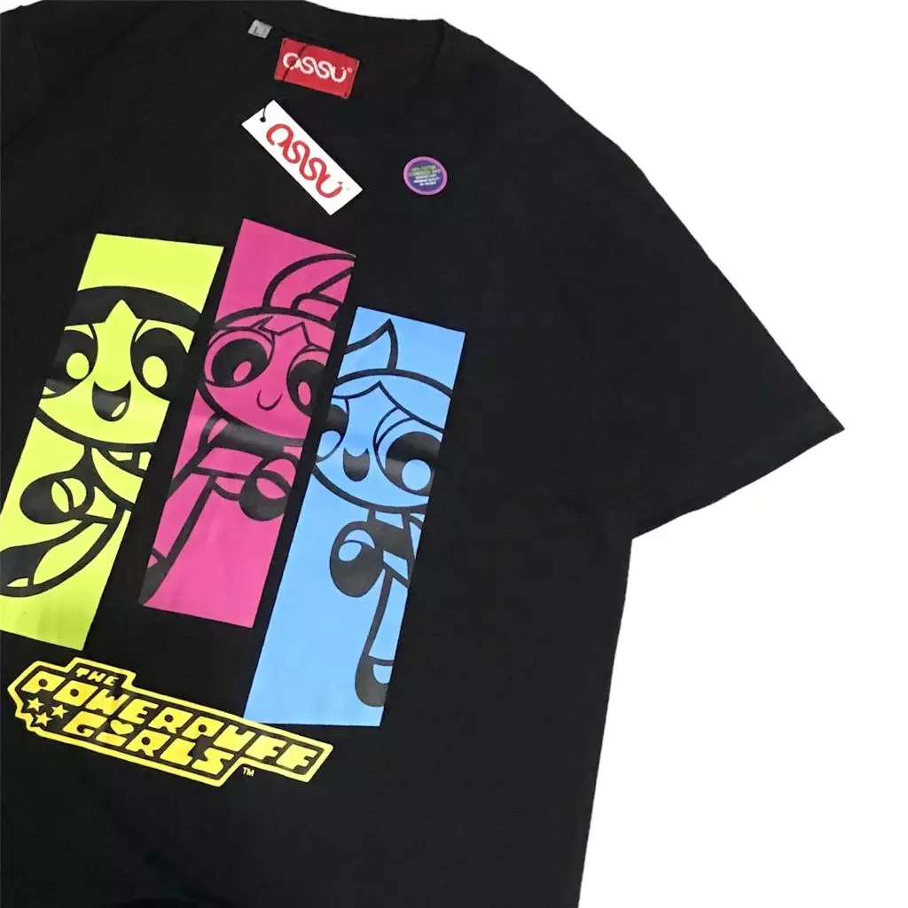 Ossu T-Shirt The Powerpuff Girls Black