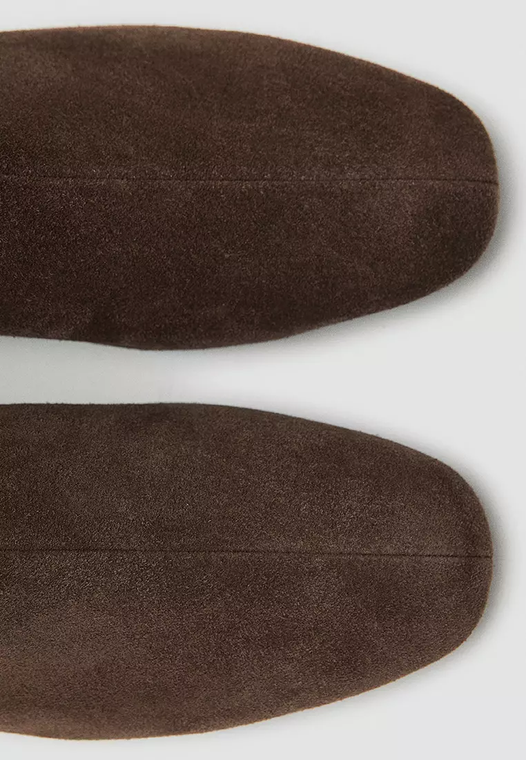 Suede Leather Ankle Boots