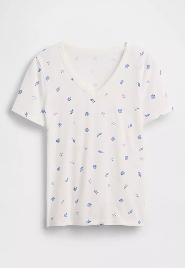 Buy GAP Short Sleeves Fave Top 2026 Online | ZALORA