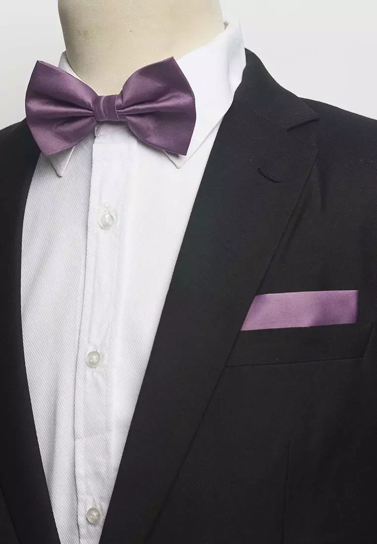 Dasi Kupu Bowtie Ungu Tua A15