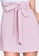ZALORA BASICS pink Button Front Tie Belt Mini Skirt 7FFBFAA4ADBB0FGS_3