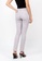 nicole grey nicole - Straight Fit Cotton Pant-Light Grey A593AAAFDFB9DFGS_4