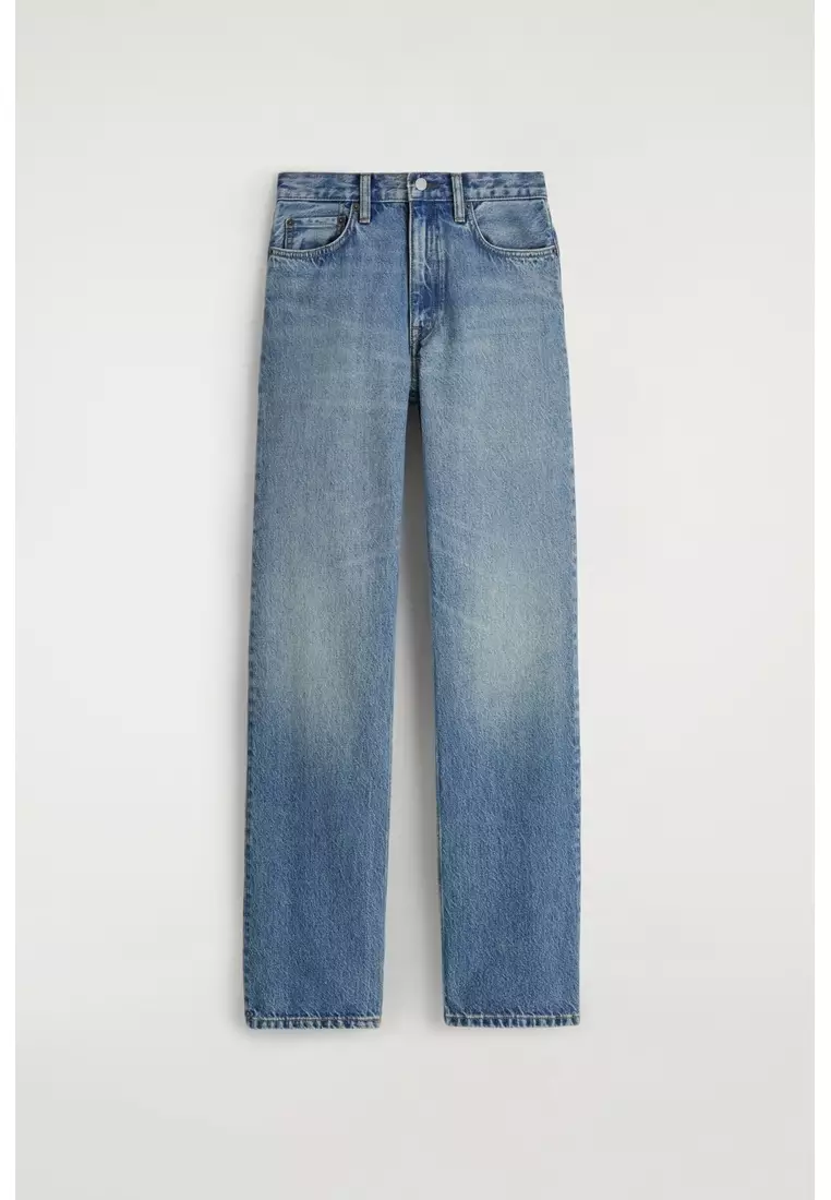 CHORD STRAIGHT-LEG JEANS