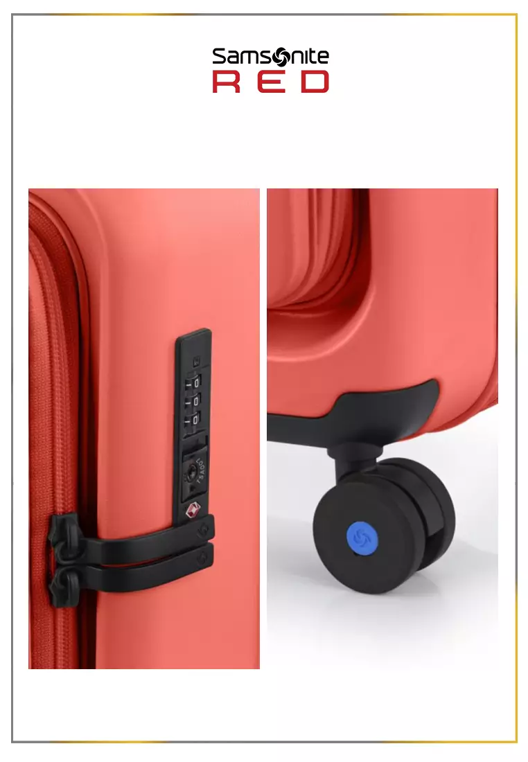 Samsonite Red Label Koper Hardcase Toiis M Medium 24 inch - Sunset Red