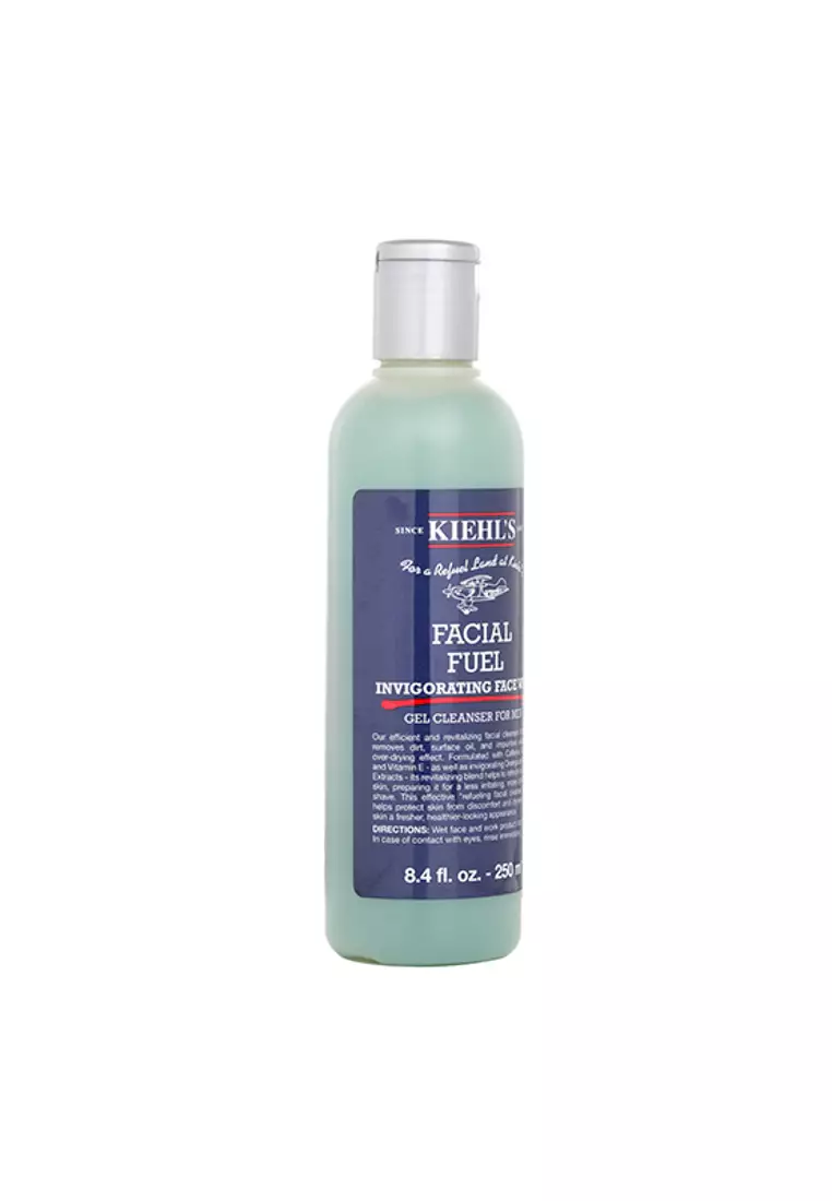 KIEHL'S - Facial Fuel Energizing Face Wash Gel Cleanser 250ml/8.4oz.