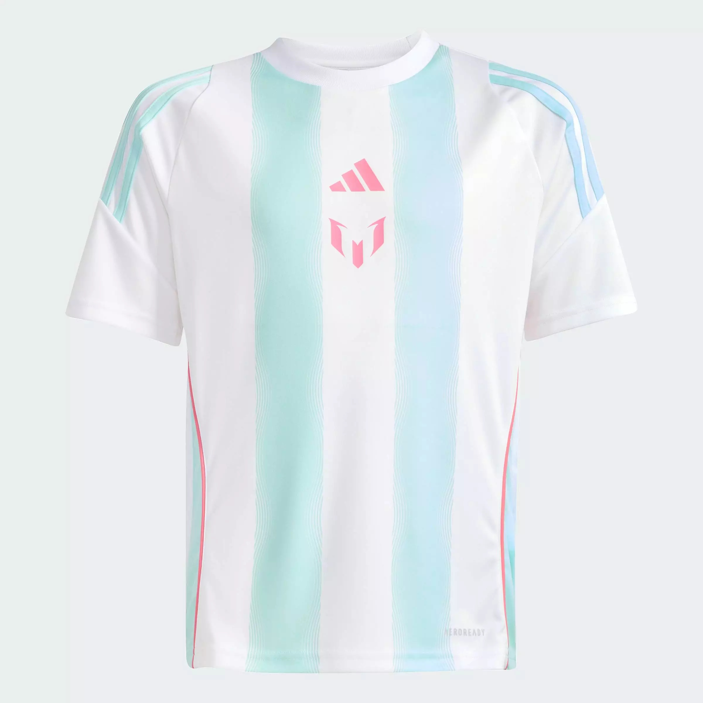 Football Messi Training Jersey Kids Unisex White KD6405
