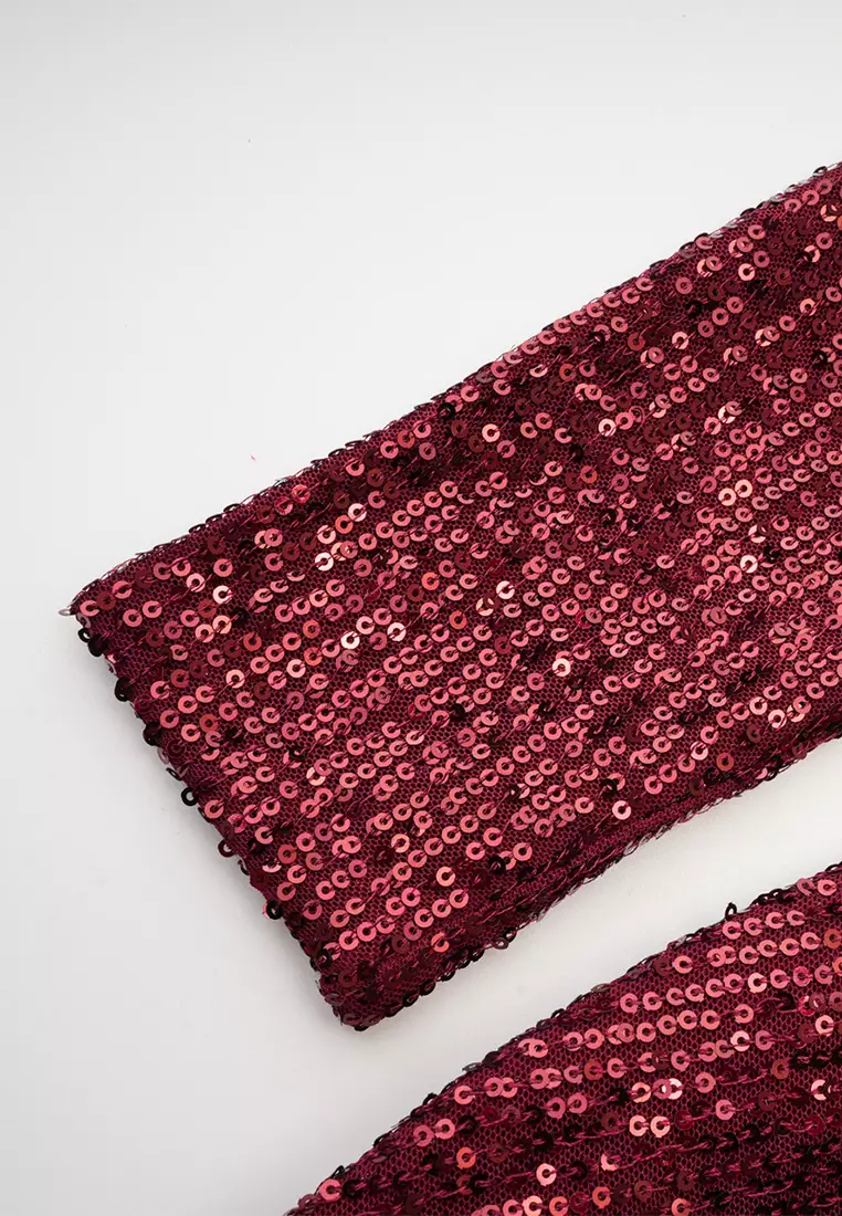 歐美風亮片燙金禮服裙奢華品質CA090824