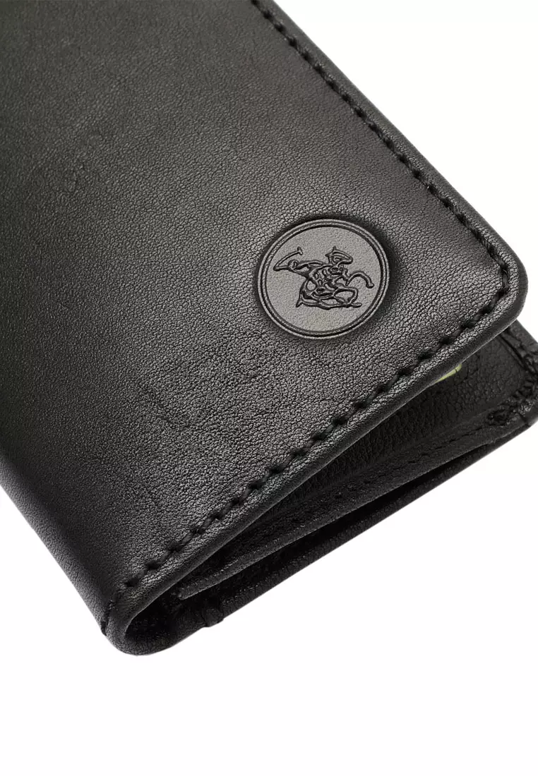 Men's RFID Blocking Bi Fold Long Wallet (Dompet Panjang Bi Fold Pria RFID Blocking) - Hitam