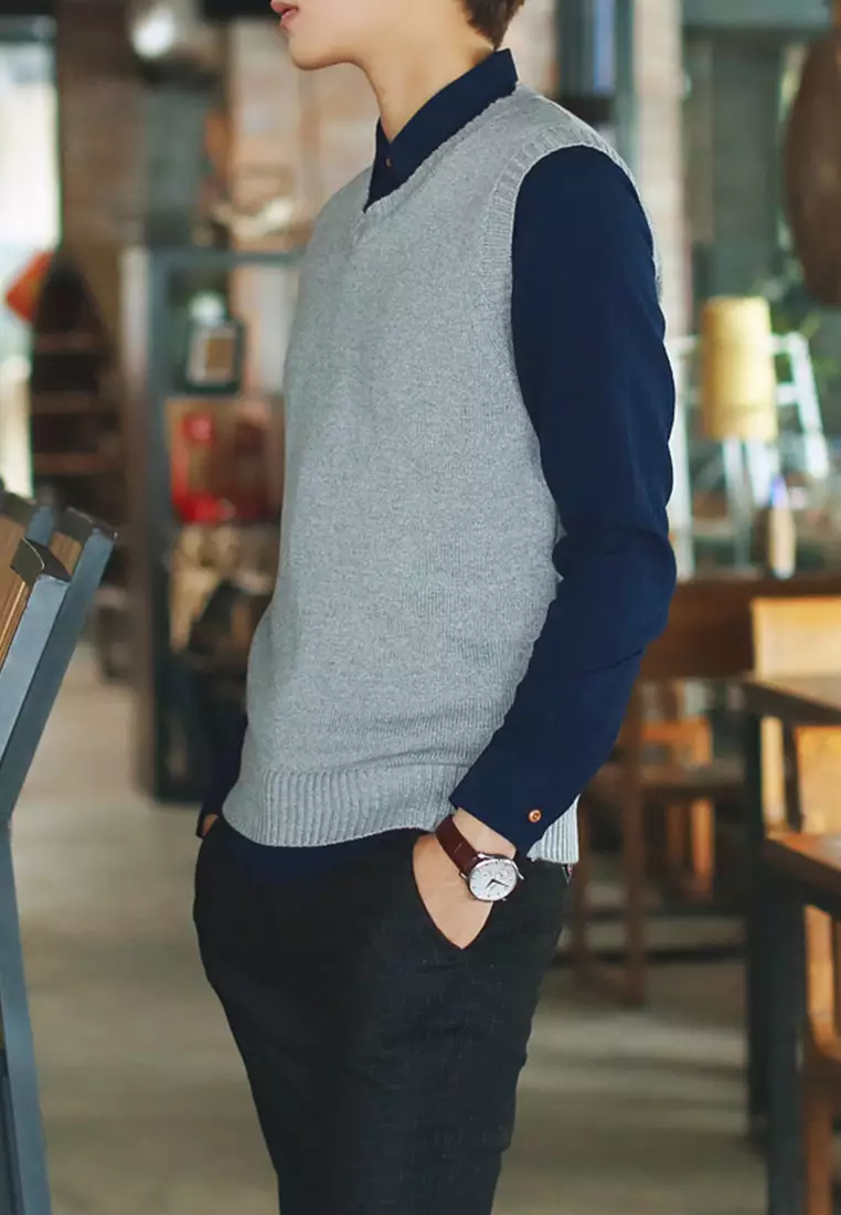 V-neck Casual Vest XH2019