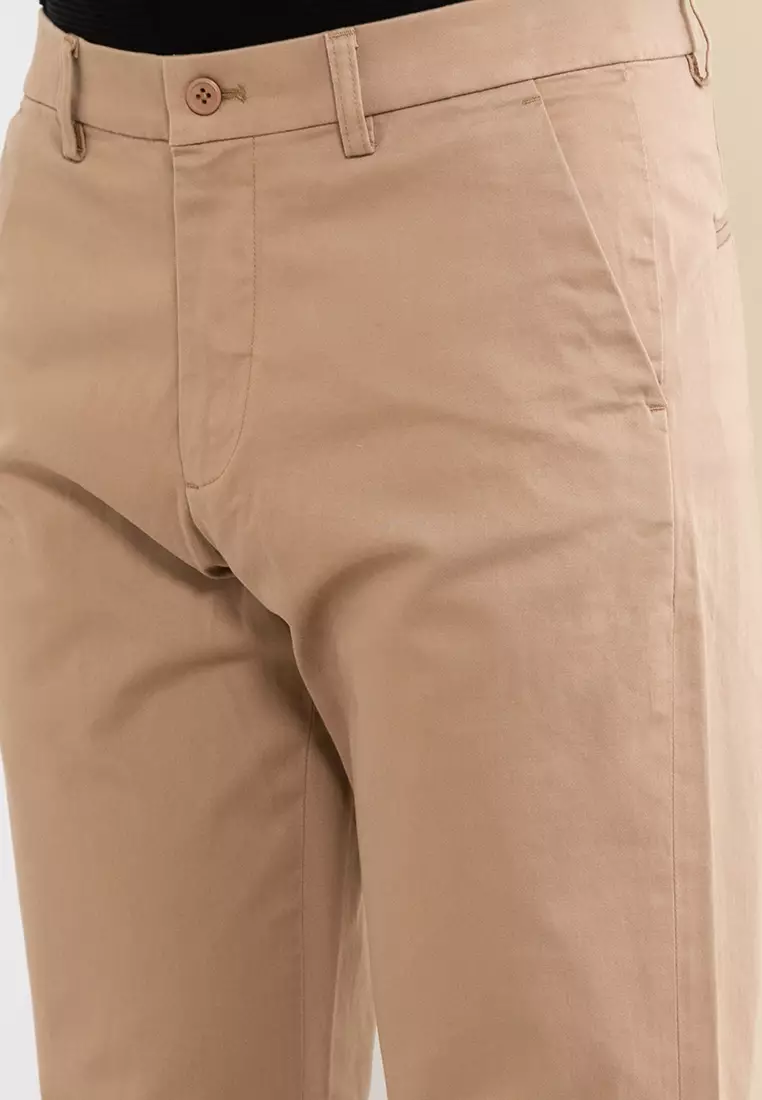 Premium Sateen Slim Chinos