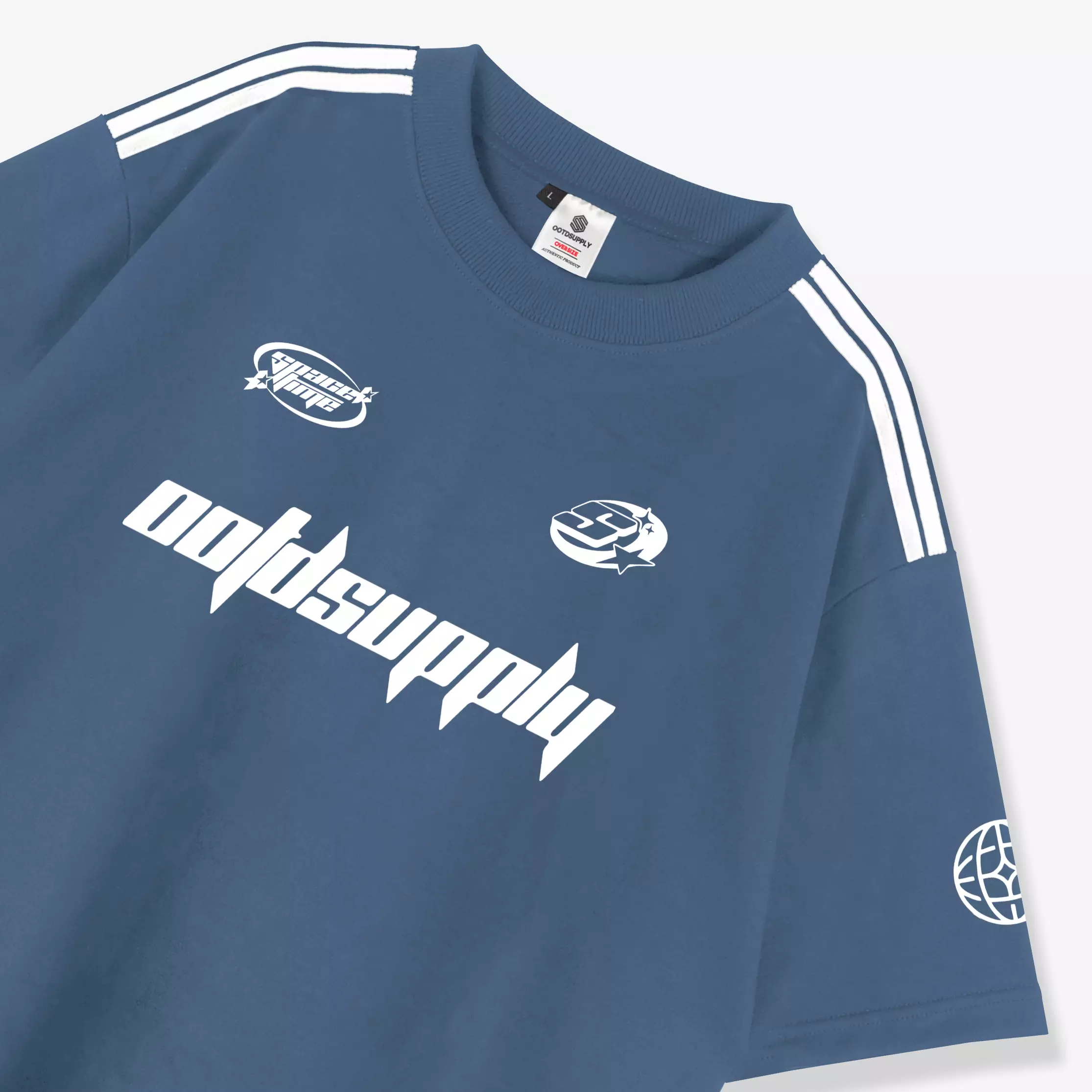 OOTDSUPPLY Oversized One Set (Atasan) Baby Terry Space Time 5th Colours l Oversize Tshirt | Kaos OneSet OSA001