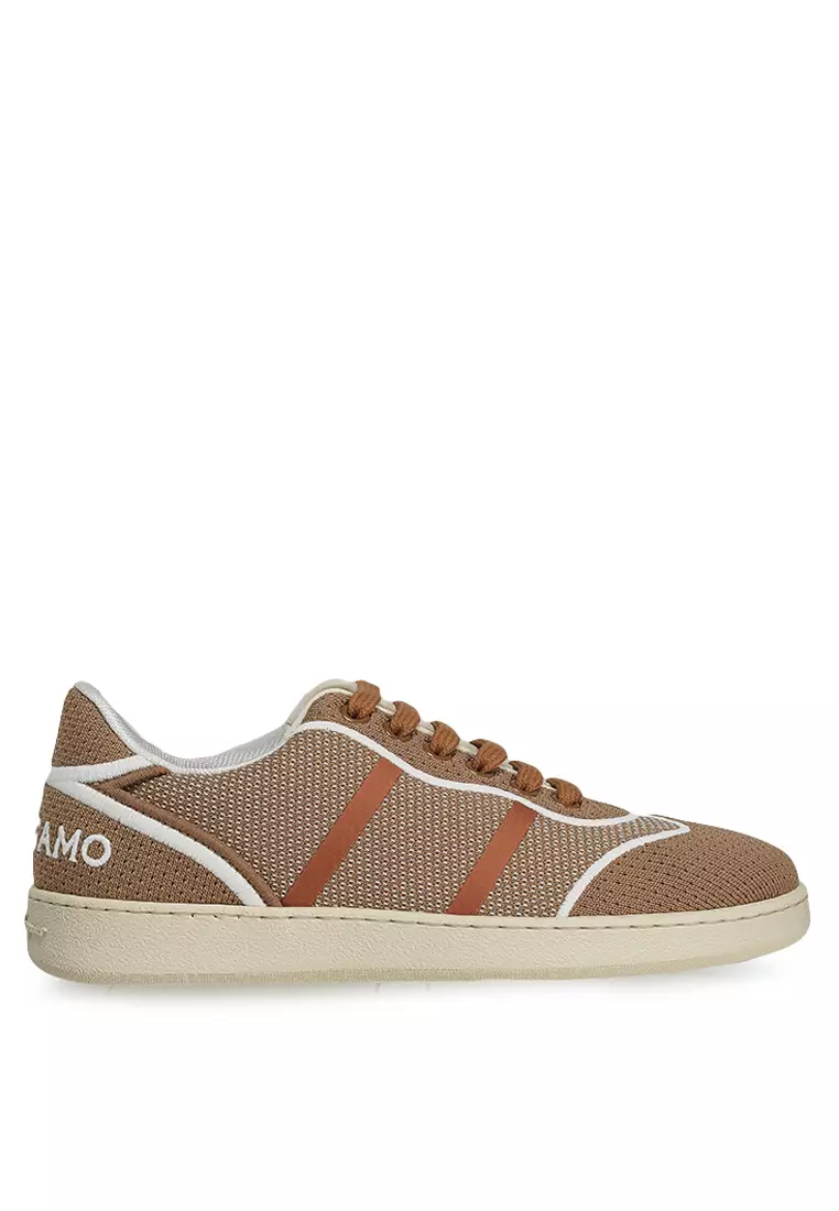Discount on Salvatore Ferragamo  shoes - SKU: Dedalo Fabric Sneakers (ik)