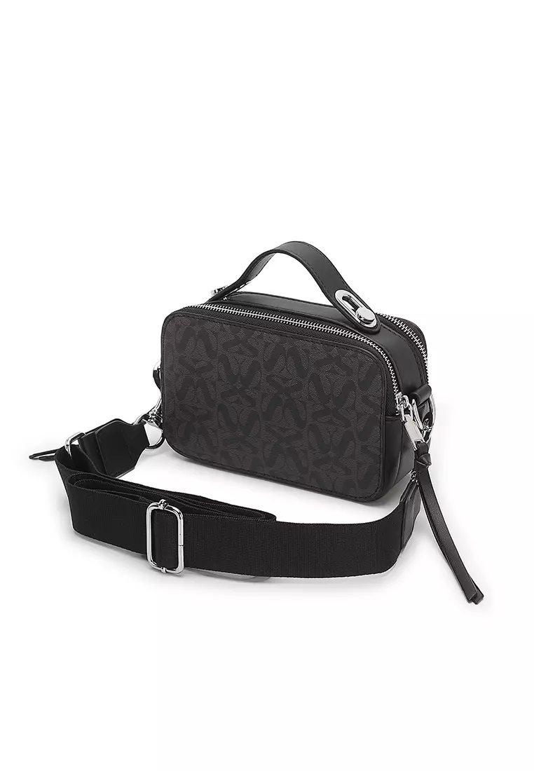 Women's Top Handle Bag / Sling Bag / Crossbody Bag / Shoulder Bag (Tas Tangan Wanita / Tas Selempang Wanita / Tas Bahu Wanita) - Hitam