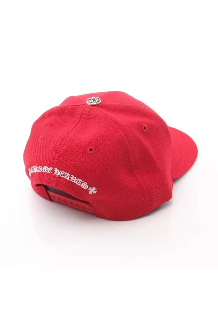 Pre-Loved Chrome Hearts CHロゴ刺繍 cap hat cotton Red