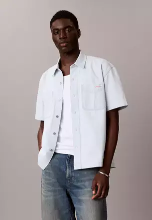 Buy Calvin Klein Denim Shirts For Men 2026 Online on ZALORA Singapore