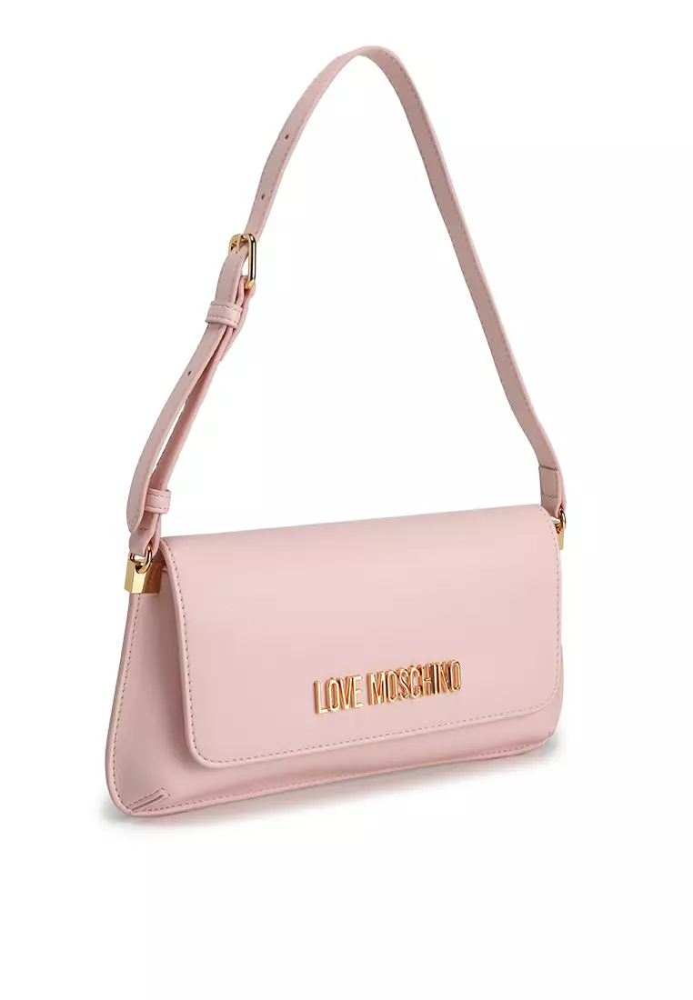 美品　LOVEMOSCHINO　Gジャン　ポップロゴプリント　40サイズ　ピンク Love Moschino Women's Shoulder Bag, Spring Summer 2021