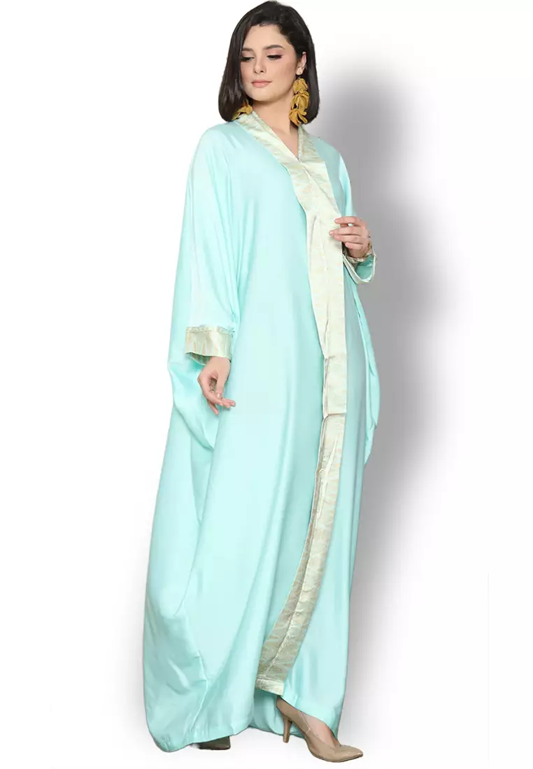 Kanzi Exclusive Long Sleeve Songket Kaftan